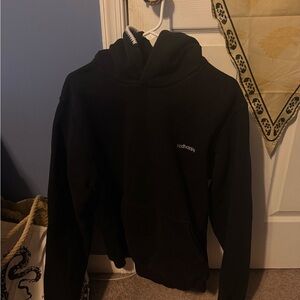 Madhappy Black Hoodie with Embroidered Detail